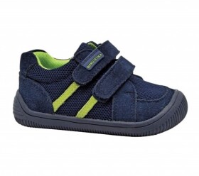 Chlapčenská celoročná obuv Barefoot BRIK NAVY, protetika, tmavo modrá - 20