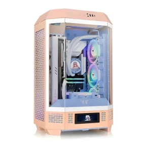 Thermaltake The Tower 300 Peach Fuzz / PC skriňa / µATX / Mini-ITX / tvrdené sklo / chladenie až 420 mm / USB-C (CA-1Y4-00SKWN-00)
