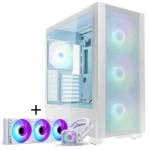 PHANTEKS XT Pro Ultra biela / Skriňa PC Mid-Tower / Tempered Glass / D-RGB / Bundle s Glacier One 360M25 Gen2 360mm (GABU-554)