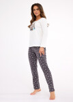 Cornette 855/428 Friends long/r Christmas S-2XL dámske pyžamo ecru M