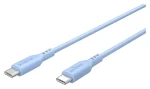 Goobay modrá / Kábel USB-C / silikónový / 1,5 m (77741)