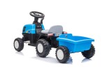 Mamido Detský elektrický traktor Swift s prívesom modrý
