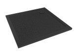 Sprchová vanička štvorcová SAT Project 90x90 cm liaty mramor čierna SATSVPRO90QCA SATSVPRO90QCA