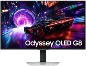 32" Samsung Odyssey G8 LS32FG816SUXEN strieborná / Monitor / OLED / 3840x2160 / 240Hz / HDMI + DP / VESA (LS32FG816SUXEN)