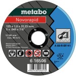 Metabo 616506000 rezný kotúč rovný 125 mm 25 ks list, Profily; 616506000