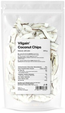 Vilgain Kokosové chipsy so šupkou 250 g