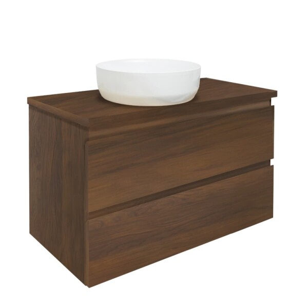 Kúpeľňová skrinka s krycou doskou SAT B-Way 99x50x45 cm orech mat BWAY2100NUTDESK BWAY2100NUTDESK