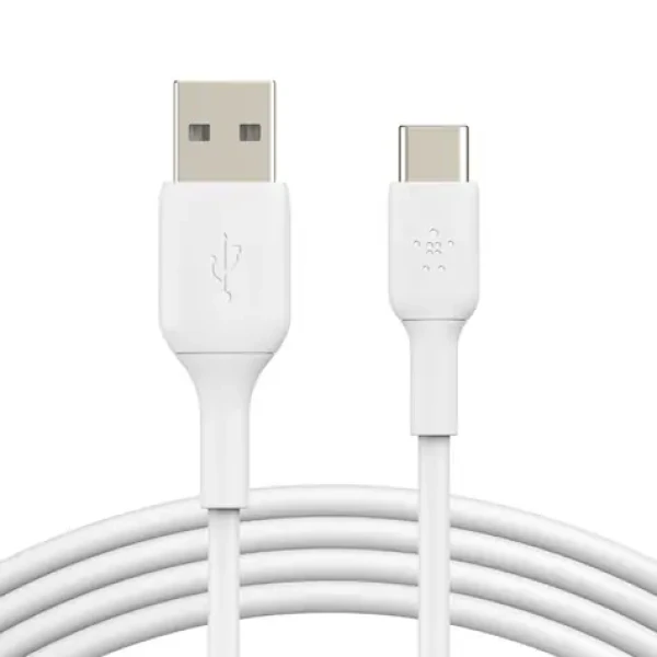 Belkin BOOST CHARGE kábel USB-A na USB-C biela / 15cm (CAB001bt0MWH)