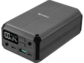 Sandberg Powerbanka pre notebooky čierna / 27000mAh / PD 100W + DC + 2x USB-C + 1x USB-A (421-13)