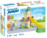 Playmobil® Junior 71703 Dobrodružná veža so zmrzlinovým stánkom