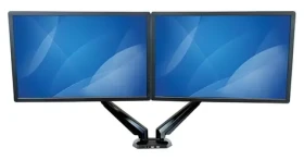 StarTech Držiak monitora s USB portom / Držiak monitora / 12-30" / nosnosť 8 kg / hliník / čierna (ARMSLIMDUO)