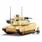 Sluban Model Bricks M38-B0892 Bojový tank M1A2 Abrams