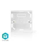 Nedis Back Box biela / Príslušenstvo pre: WIFIWC10WT / WIFIWS10WT / WIFIWS20WT / Pre Povrchovú Montáž (WIFIWB10WT)