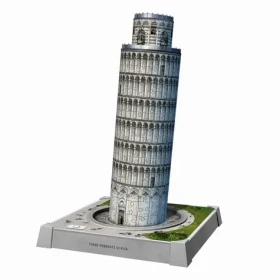 Ravensburger 3D Puzzle Iconics: Šikmá veža v Pise (Nočná edícia)