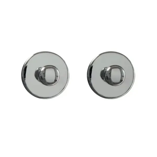 Spirella DOT háčik na uteráky 2 ks chrómované / ABS / samolepiaci / priemer 35 mm (7610583046321)