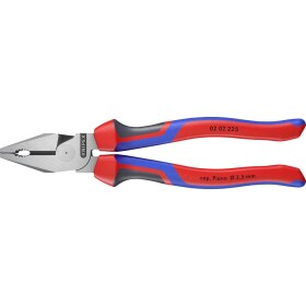 Knipex 02 02 225 dielňa silové kombinované kliešte 225 mm DIN ISO 5746; 02 02 225