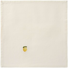 Ib Laursen Látkový obrúsok s výšivkou Summer Vibe Lemon