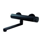Drezová batéria Paffoni Ringo bez výpuste 150 mm čierna RIN161NO RIN161NO