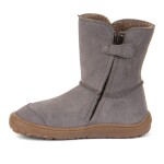 Detská zimná barefoot obuv TEX SUEDE Gray, Froddo, G3160238-3, sivá - 28