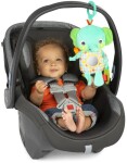 BRIGHT STARTS Hračka s melódiou na C krúžku slon Huggin' Lights ™0m+