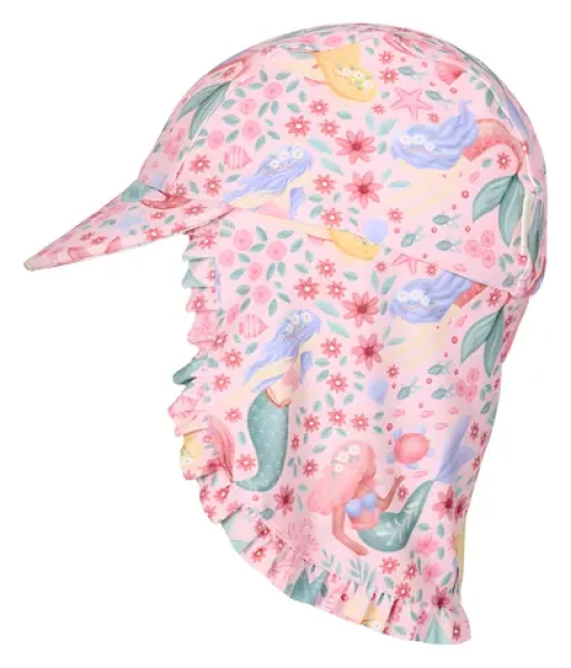 Little Dutch Dreamy Mermaid veľ. 3 / Šiltovka s ochranou krku / UV ochrana / 2-4 roky / recyklovaný nylon (CL26030865LD)