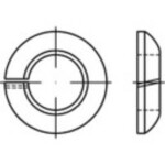 TOOLCRAFT 147237 pérová podložka Vnútorný Ø: 16.5 mm DIN 74361 pružinová ocel glavanizované zinkom 100 ks; 147237