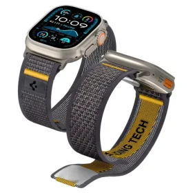 Spigen Athlex Air šedá / Remienok / pre Apple Watch 44, 45, 46, 49 mm (AMP09034)