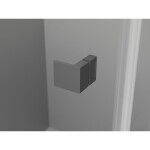 MEXEN/S - Lunar-F L sprchový kút skladacie dvere pravá 85 x 70, transparent, grafit metal 836L-085-070-95-00-P