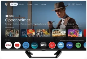 Strong SRT32HG4723C čierna / 32" / 1366 x 768 / LED / DVB-T2/C/S2 / HDMI / USB / Wi-Fi / BT / LAN / Android TV (SRT32HG4723C)