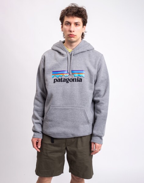 Patagonia M's P-6 Logo Uprisal Hoody Gravel Heather M