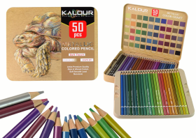 Mamido Súprava Malého Umelca 50 Ks. Pastelky v Organizéri