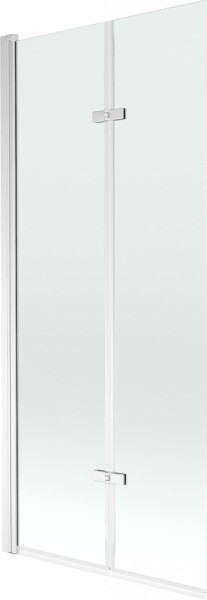 MEXEN - Castor vaňová zástena 2-krídlo 80x150, transparent, chróm 892-080-002-01-00