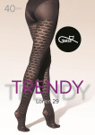 Pančuchy Gatta Lorien wz.29 40 den 5-XL nero 5-XL