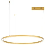 Immax NEO FINO NEW SMART zlatá / Závesné svietidlo / 1 kruh / 80cm / 60W / Zigbee 3.0 TUYA (07217L)