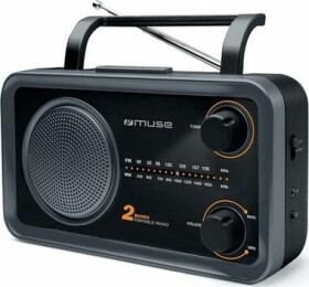 Muse M-06 DS čierna / Prenosné rádio / FM / MW / 3.5mm (M-06DS)