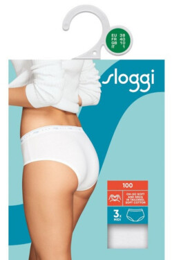 SLOGGI Dámske nohavice FIGS 24/7 100 H Midi 3P bílá 40