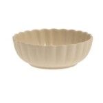 Storefactory Keramická miska Flora Beige Ø 15 cm