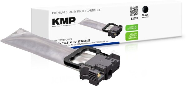 XXX_TF1 (TelForceOne) KMP Patrone Epson T9451 black 5000 S. E255X remanufactured