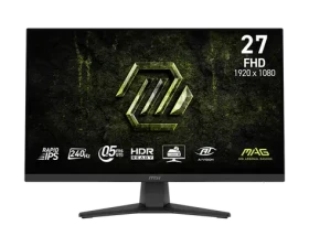 27" MSI MAG 272F X24 čierna / Monitor / FHD / Rapid IPS / 240 Hz / 0,5 ms / HDMI+DP / VESA (MAG 272F X24)