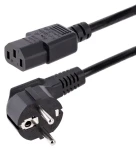 StarTech Napájací kábel Schuko - C13 čierna / Napájací kábel / 1 m / 250 V / 10 A (713E-1M-POWER-CORD)