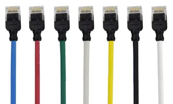 Mercodan CAT6a SLIM UTP patch kábel 2 m / Sieťový kábel / U/UTP / RJ-45 (371924020)