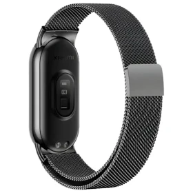 Beline Magnetic Mi Band 10/9/8 čierna / Opasok / nerezová oceľ / magnetický