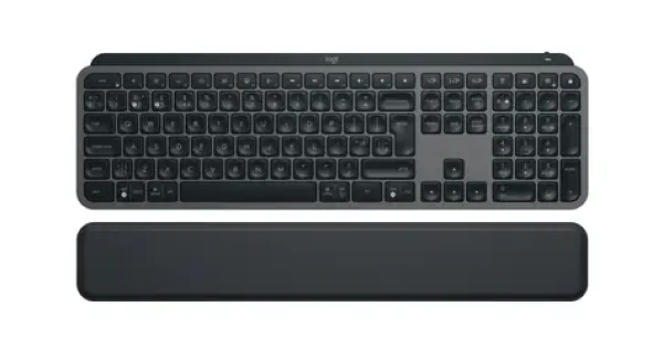 Logitech MX Keys S PLUS sivá / Bezdrôtová klávesnica / USB-C / BT / UK layout (920-011586)