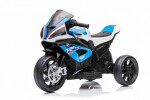 Mamido Mamido Detská elektrická motorka BMW HP4 2x45W | EKO koža modrá