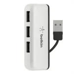 Belkin USB 2.0 Hub Travel / 4-port / USB 2.0 / biela (F4U021bt)