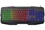 Havit KB878L RGB čierna / herná klávesnica / USB / US (KB878L)