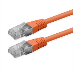 Roline 21.51.1567 RJ45 sieťové káble, prepojovacie káble CAT 6 U/UTP 5.00 m oranžová netienený 1 ks; 21.51.1567