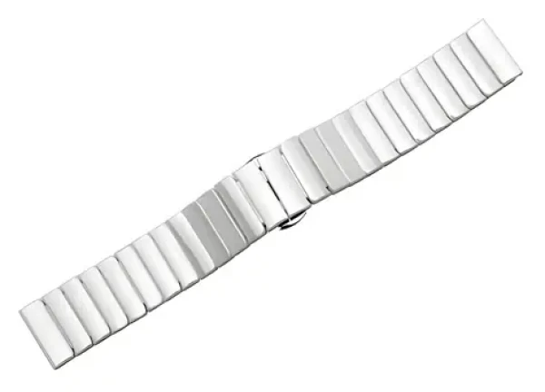 Beline opasok 20mm biela / Remienok pre chytré hodinky / šírka 20 mm / nerezová oceľ