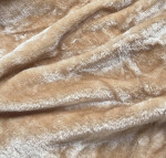 Dámska prešívaná zimná bunda v pieskovej farbe (2m-963) odstíny béžové XXL (44)