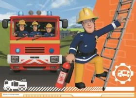 Trefl - Puzzle - Požiarnik Sam: Pripravenie do akcie